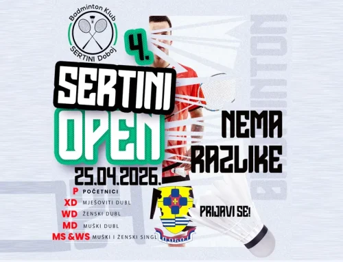Doboj domaćin međunarodnog badminton turnira „Sertini Open 4 – NEMA RAZLIKE“